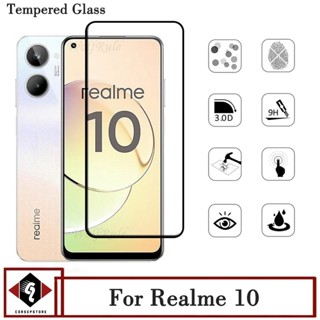 HP LAYAR Realme 10 2022 螢幕鋼化玻璃防刮手機螢幕保護膜