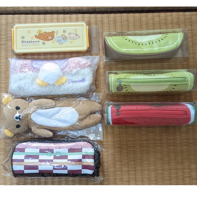 娃娃機戰利品 兒童 水果造型 造型 鉛筆盒 鉛筆袋 筆袋 水果筆袋 奇異果 西瓜 拉拉熊 鬼滅 彌豆子 唐老鴨