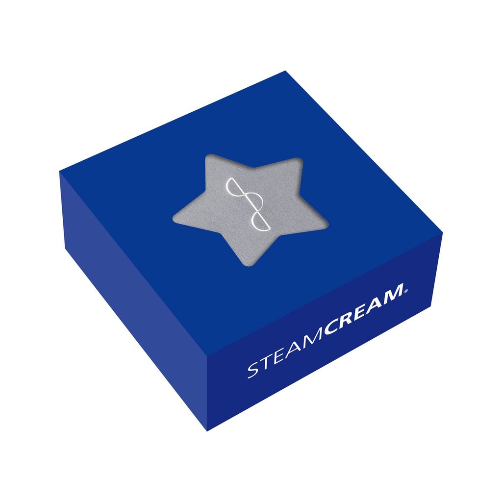 【steamcream蒸汽乳霜】STEAMCREAM蒸汽乳霜 鏤空禮物盒 藍色星星 聖誕 75g專用