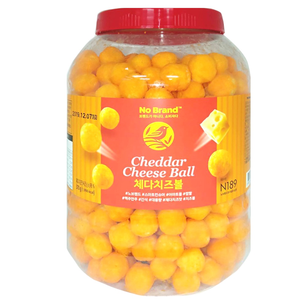 No Brand 切達起司風味球 cheddar chees ball 370g【Sunny Buy】