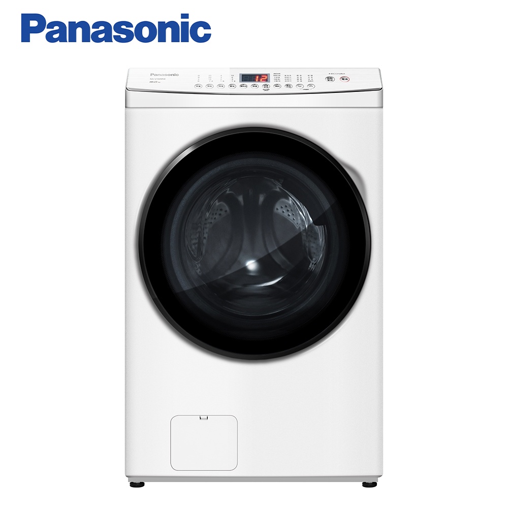 『家電批發林小姐』Panasonic國際牌 19公斤 滾筒洗脫洗衣機 NA-V190MW-W(晶鑽白)