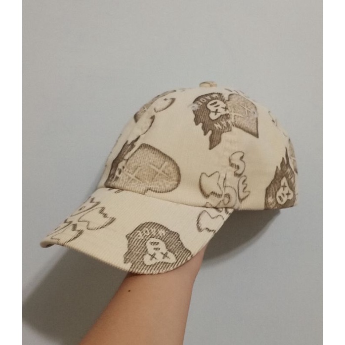 帽子 HUMAN MADE 21aw KAWS CORDUROY PRINT CAP HUMAN MADE 21aw KAWS CORDUROY PRINT CAP