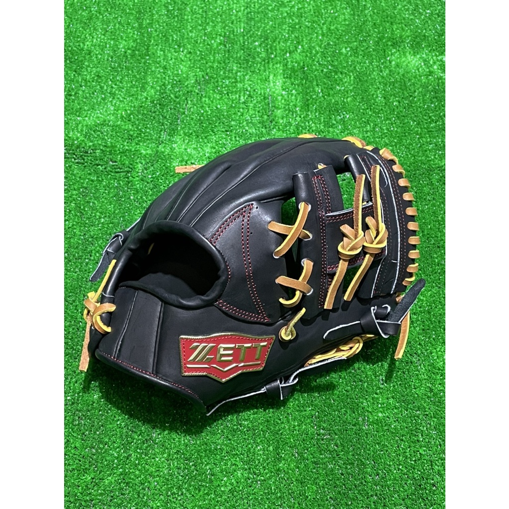 全新ZETT36204系列硬式棒球專用內野手工字手套特價黑色(BPGT-36204)