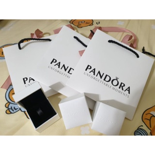 Pandora 潘朵拉珠寶盒 飾品盒 串飾盒 串珠盒 紙袋 粉紅緞帶