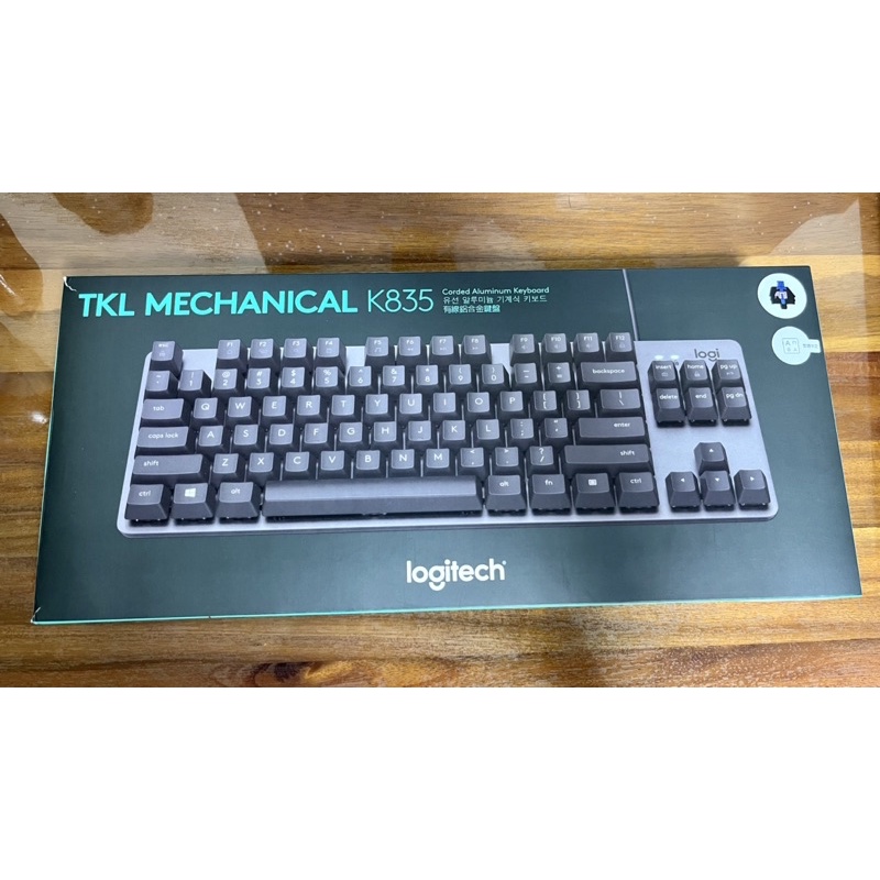 ［二手商品］有線鍵盤 9.9成新 Logitech K835 TKL 青軸 可議價