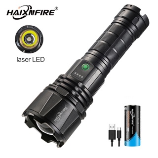 Haixnfire H39護航手電筒激光LED野營燈USB充電防水燈