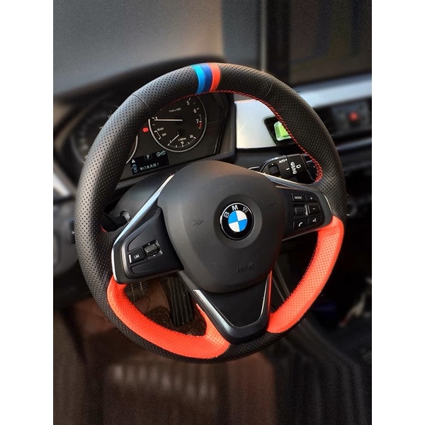 BMW X3真皮方向盤皮套