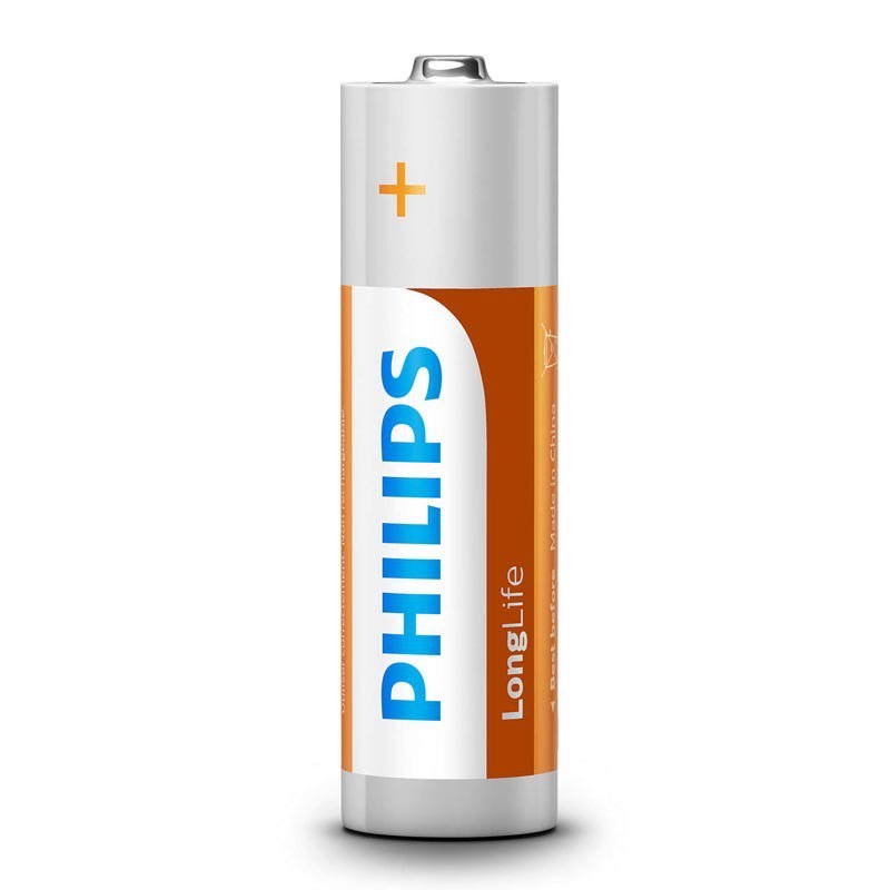 【Philips 飛利浦】4號碳鋅電池(48顆)