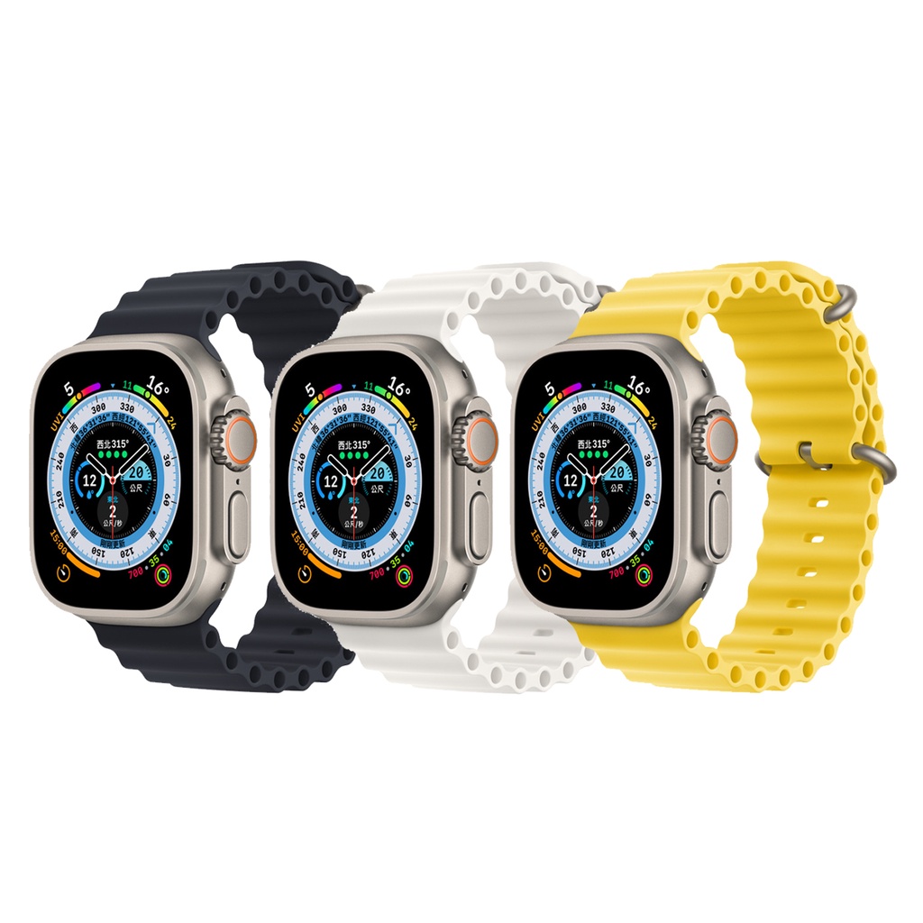 Apple Watch Ultra GPS+行動網路49mm/鈦金屬錶殼/海洋錶帶