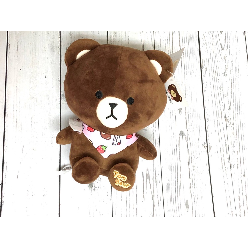 雅包小舖👕熊大 娃娃 玩偶 送贈品 送小玩偶 湯姆熊 布偶 LINE 玩具 公仔 熊熊 圍巾熊 領巾熊 棕熊 可愛動物