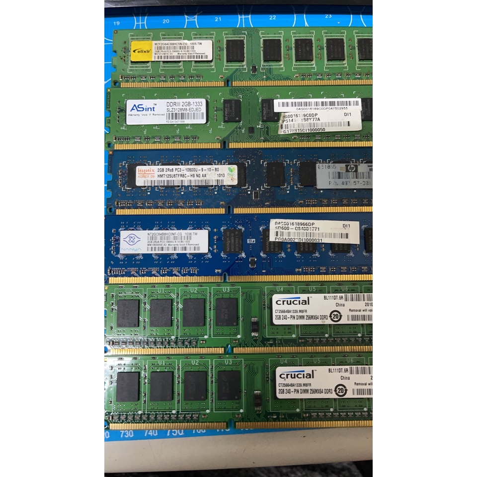 中古創見2G DDR3 1333記憶體 其他廠牌2G記憶體 桌上型電腦記憶體 4G記憶體 4G DDR3 1333