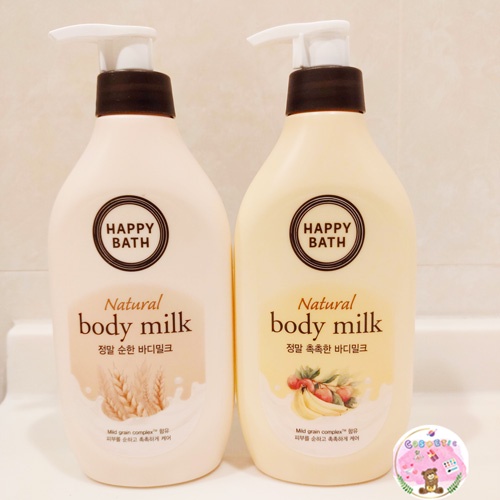 韓國 Happy Bath 香氛保濕身體乳450ml 溫和北鼻香/潤澤果香 乳液 保濕乳液【熊C覓】