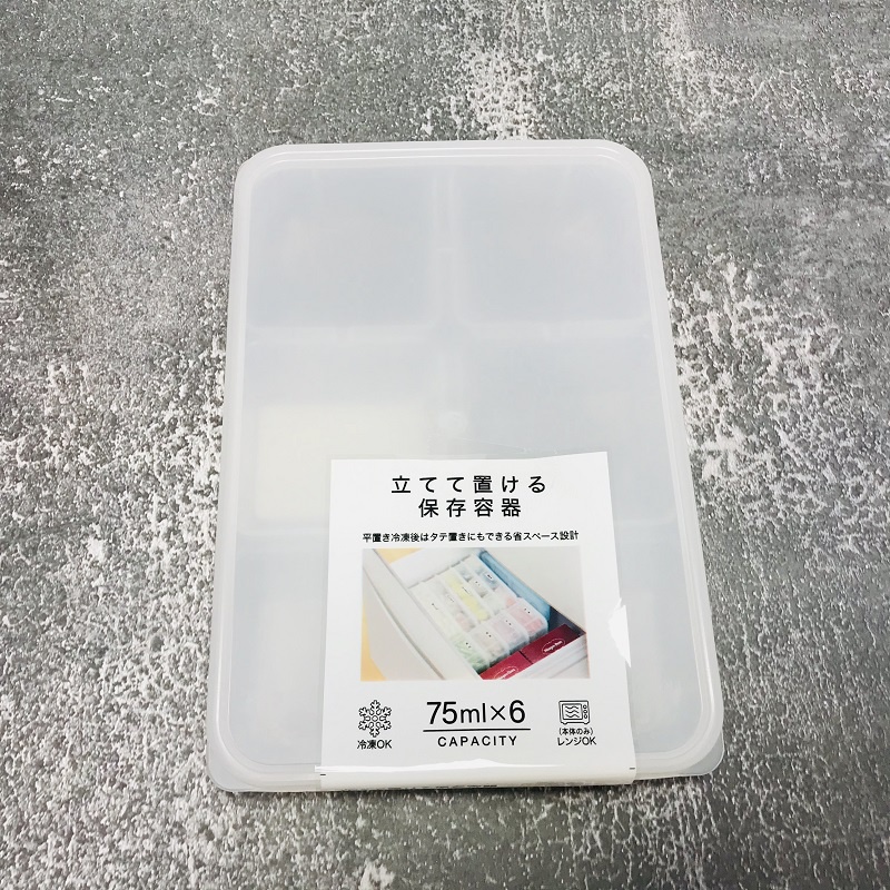 日本製 SANADA可直立6格保鮮盒 6格收納盒 收納盒 佐料盒 備料盒 飾品盒 冷凍盒