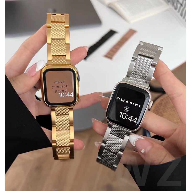 《現貨》重工不鏽鋼錶帶 Apple Watch 錶帶 男士錶帶 不褪色 S8 S7 6 SE 5 代41 45 49mm