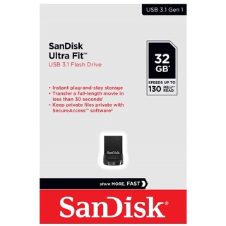 SanDisk ultra Fit CZ430 USB3.1 隨身碟 130MB/sec(原廠公司貨)