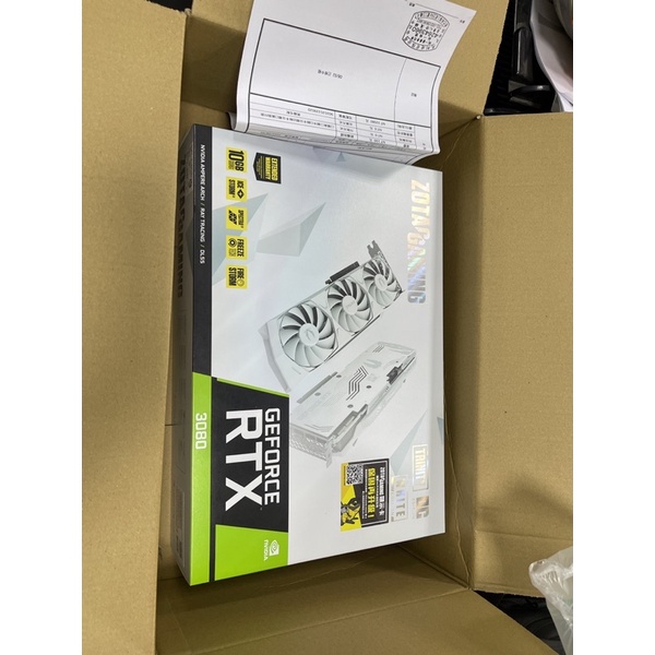 索泰ZOTAC 3080 white 10G