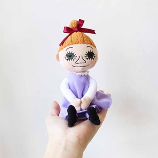 現貨 日本代購 Moomin 日本正版 美娜 美寶 Mymble迷你毛絨玩偶 嚕嚕米 小不點 紫色 布偶 娃娃