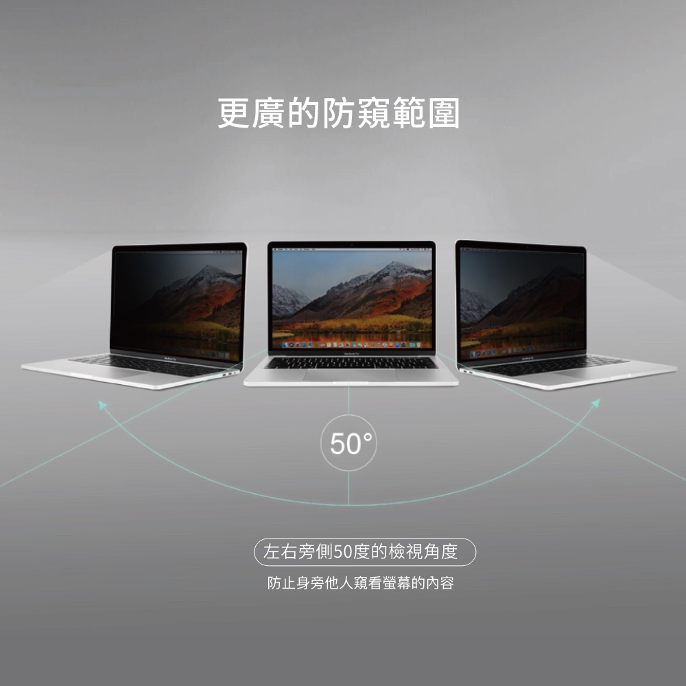 Moshi Umbra 防窺 2018 MacBook Air 13吋 Retina款 螢幕保護貼