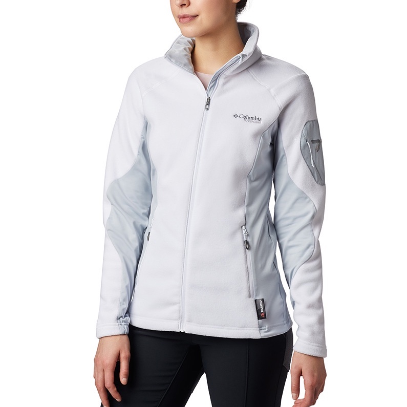 瑕疵【Columbia】UAR13510 女款 Polartec 200 刷毛外套 白