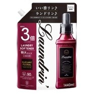 !!現貨超低特價!!日本Laundrin'香水柔軟精典雅花香 3倍/2倍/1倍補充包