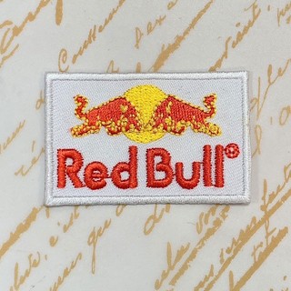 刺繡臂章-RED BULL 刺繡臂章.補丁.燙貼布5*3.2cm