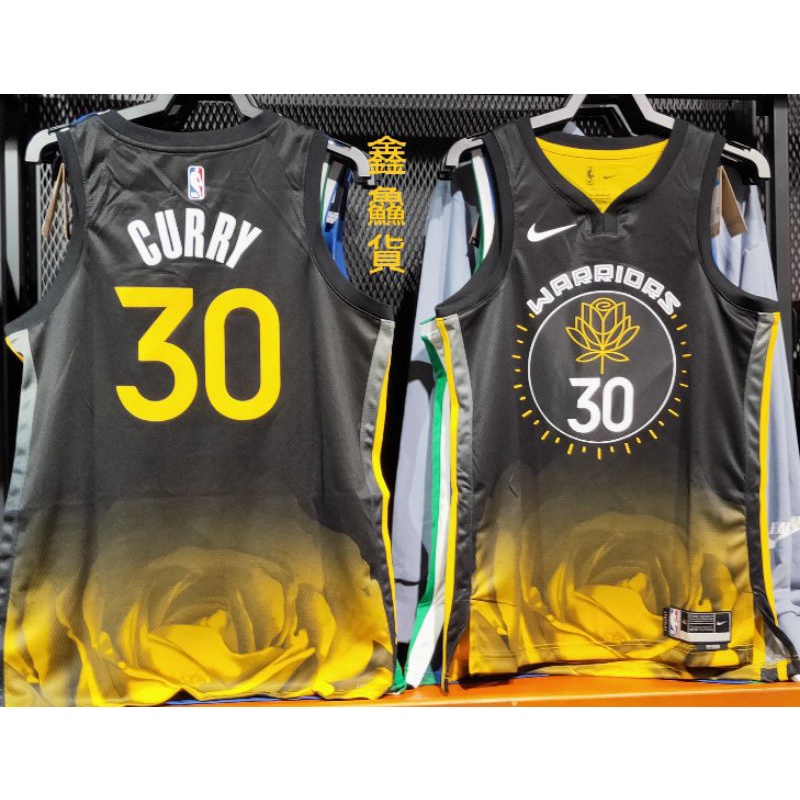 2023 四月 NIKE NBA WARRIORS 勇士 CURRY 蓮花 球衣 城市紀念版 DO9593-012