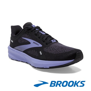 【Brooks】女 推進加速象限 LAUNCH 9 - 120373 - 黑紫1D060 (寬楦)