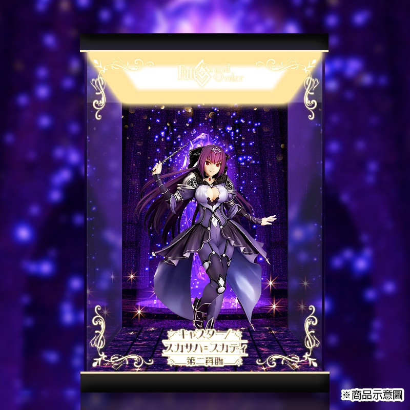 【唯暖暖】QuesQ Fate FGO 斯卡哈=斯卡蒂 術師匠 第二再臨 壓克力 PVC 公仔 展示盒