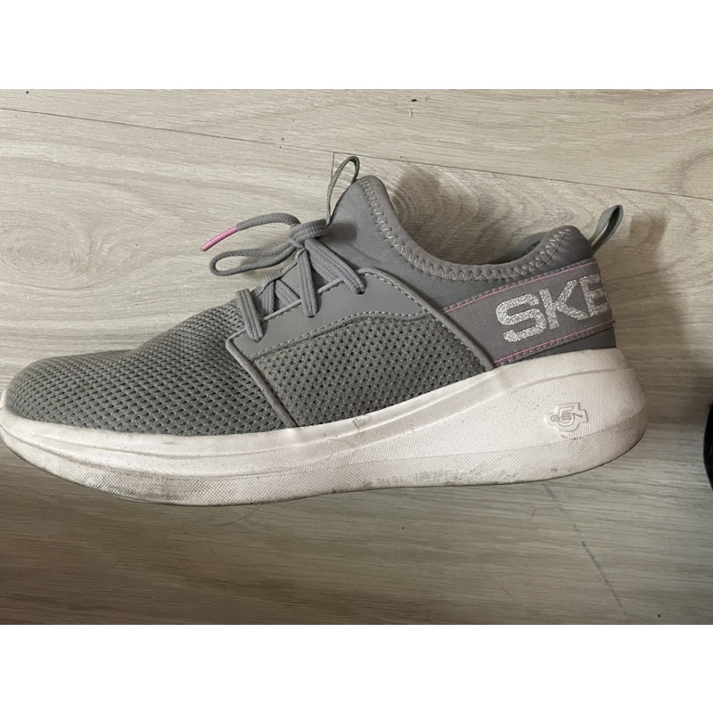二手 Skechers 124203 灰 女鞋 25.5