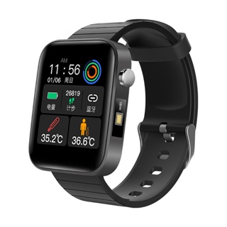最新款68智能手錶心率血壓血氧監測 體溫檢測 自帶小電筒 拍照天氣 運動計步智能手環 智慧手錶