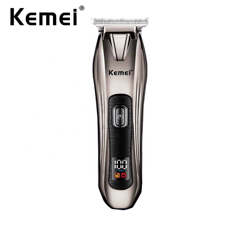 Kemei 可充電理髮器專業電動理髮器男士 0 毫米理髮器理髮機無繩鬍鬚剃須刀