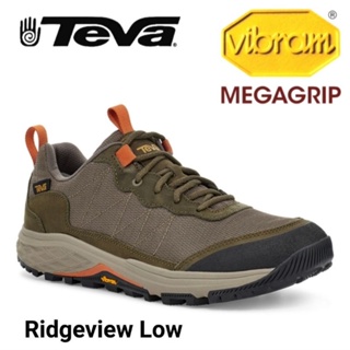 美國TEVA男 Ridgeview Low 低筒戶外多功能登山鞋/休閒鞋(深橄欖-TV1116627DOL)