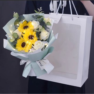 臺灣手作-滿天星乾燥花 永生花 禮盒花 玫瑰 康乃馨 花束 生日禮物