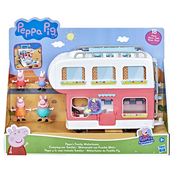 【甜甜價玩具】孩之寶 玩具 粉紅豬小妹 佩佩豬 豪華露營車遊戲組