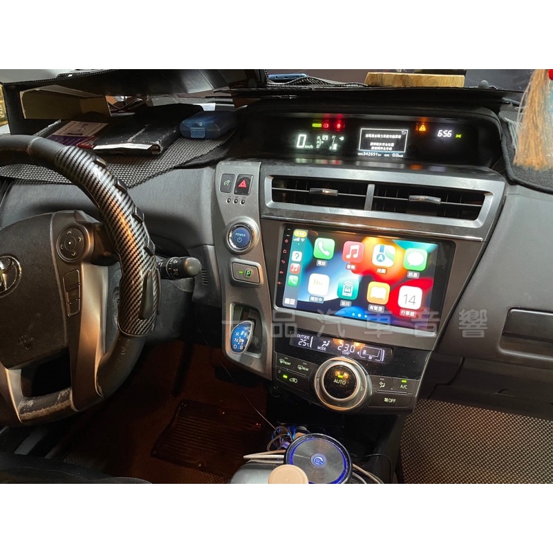 一品 豐田 PRIUS ALPHA 專用9吋QLED螢幕安卓機 8核心 CarPlay 正版導航 網路電視 台灣公司貨