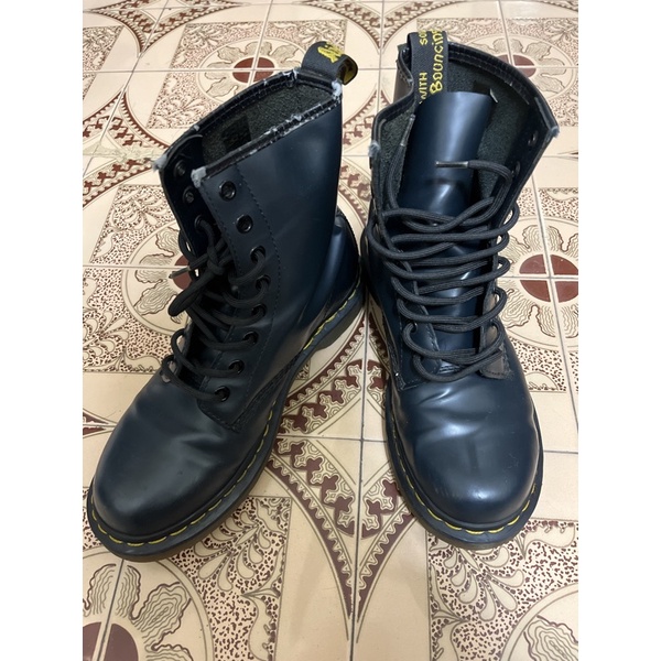 DR.MARTENS 馬汀大夫 1460 經典8孔靴子 海軍藍