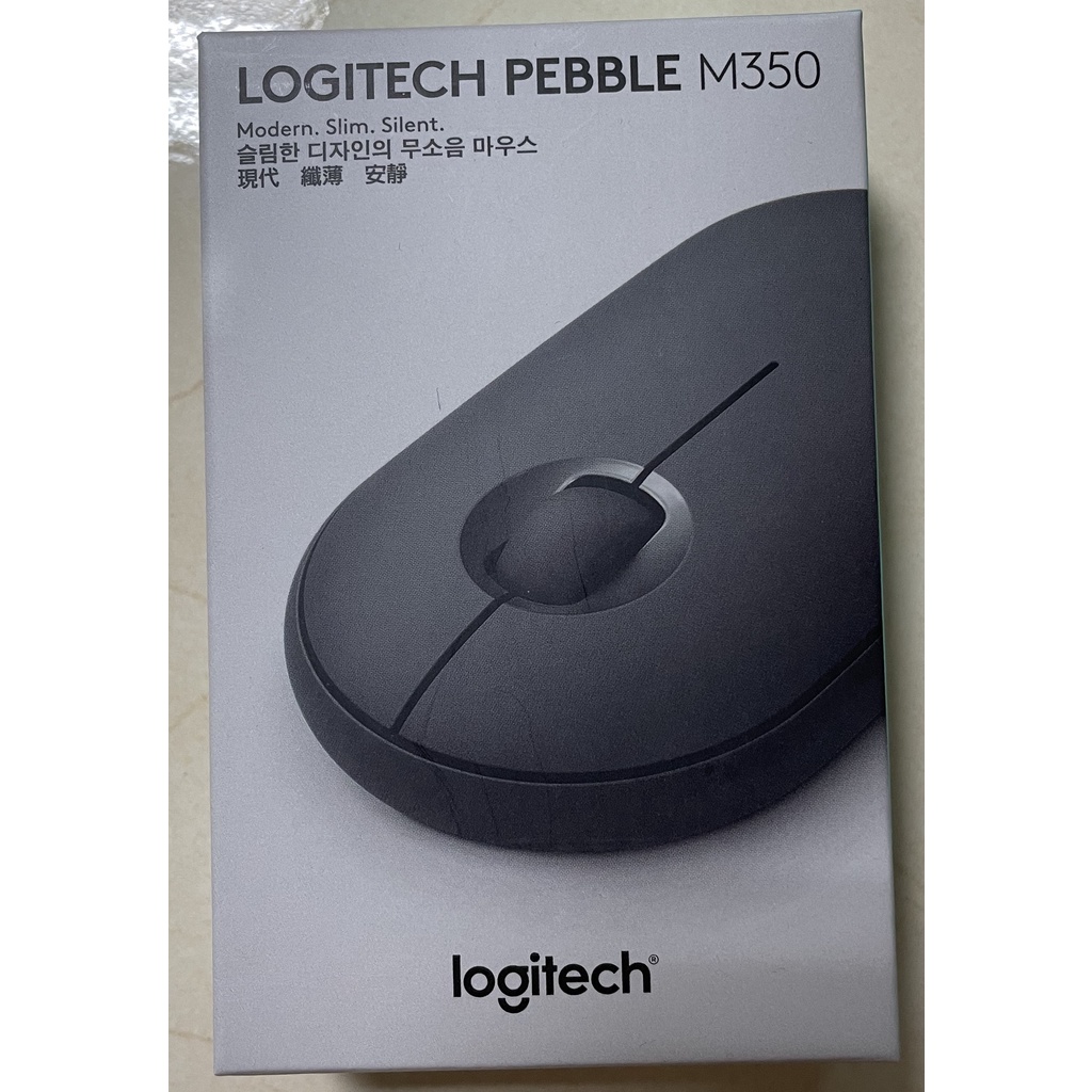 Logitech 羅技Pebble M350 鵝卵石無線滑鼠-黑色 贈品 (全新未拆封)