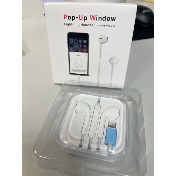 pop-up window 耳機（適用i7/i8/x/xs/xr )