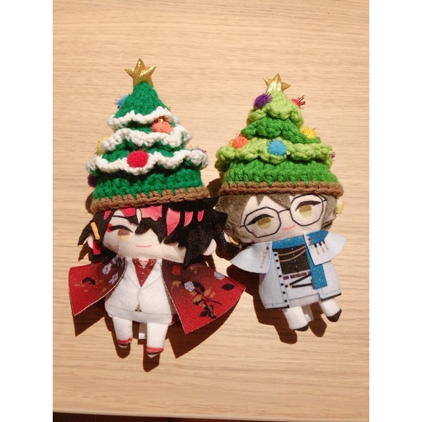 樹懶毛 指娃用娃衣帽帽 聖誕樹/烤雞/馴鹿/聖誕帽