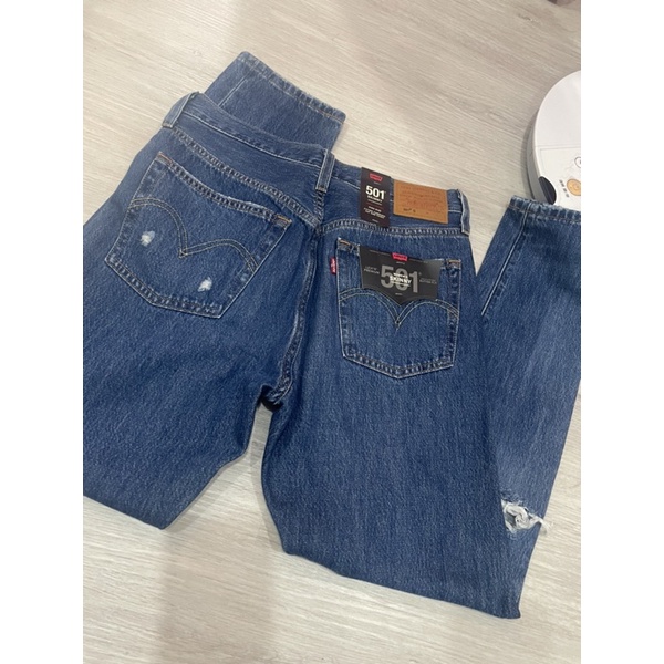 全新 levis Levi’s 501s 高腰排扣褲 w26