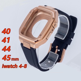 《現貨》橡樹AP改裝錶帶 適用 Apple watch錶帶 S9 8 7 6 5 4代保護殼 矽膠錶帶44mm 45mm