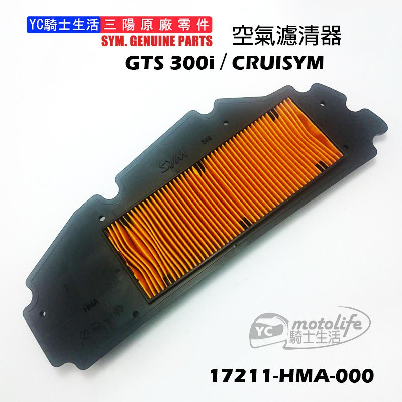 SYM三陽原廠 空濾 RV系列 CRUISYM GTS300i 空氣濾清器 空濾芯 空氣濾心 過濾網