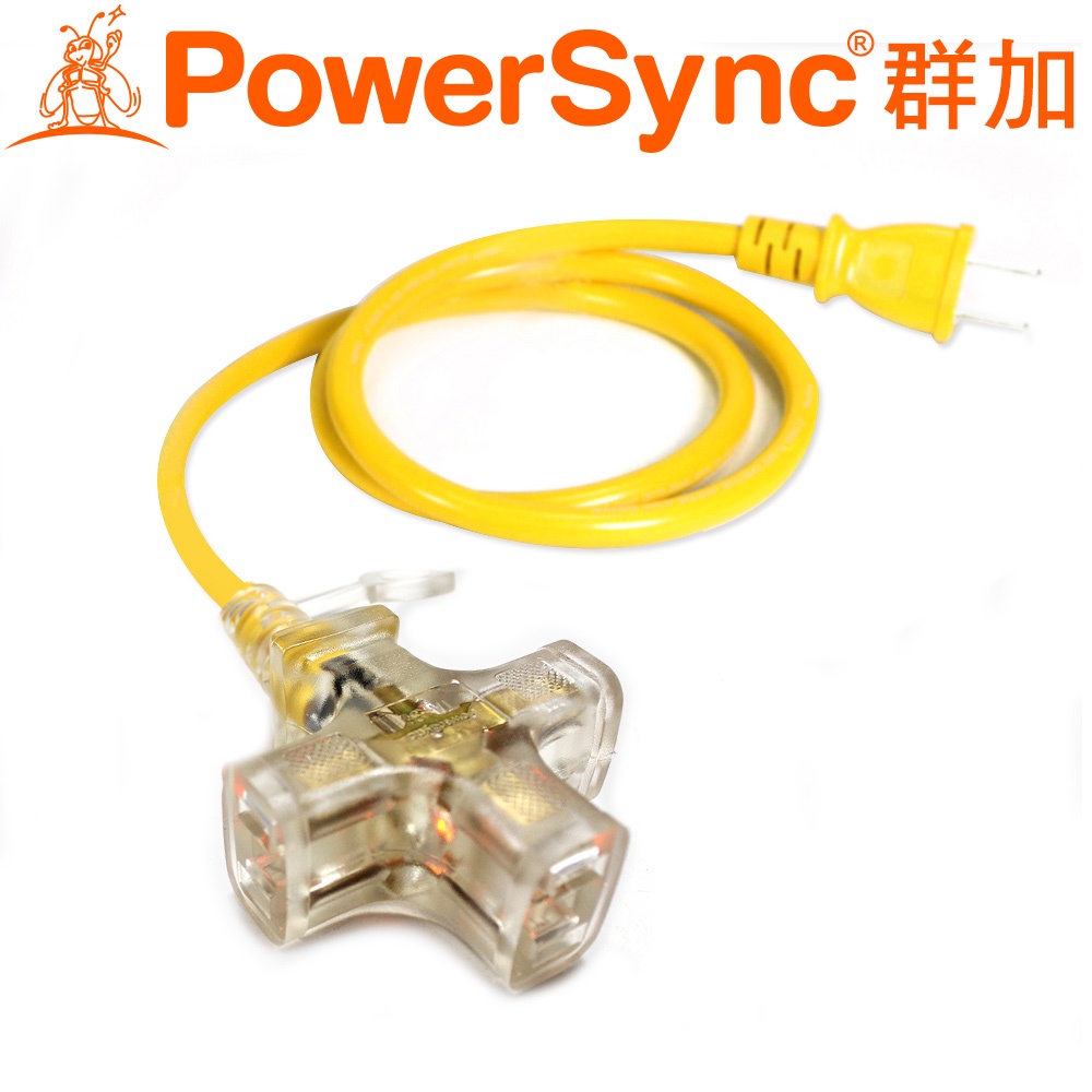 群加 PowerSync 2P帶燈動力延長線動力線台灣製9M~43M(PW-G2PL394)