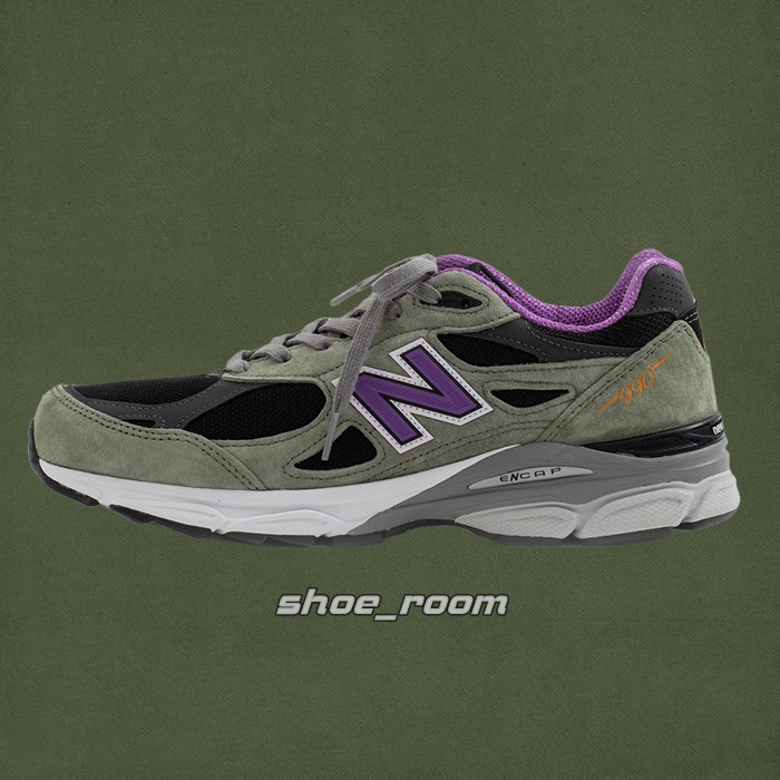 鞋的家😎New Balance 990V3 綠紫 小丑 M990TC3 USA