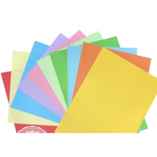 20332 A4影印色紙10色，(尺寸：A4，10色x10張)，A4色紙100張/包。