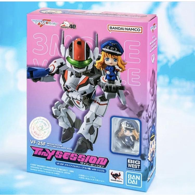 星矢TOY 板橋實體店面 BANDAI TINY SESSION 超時空要塞 VF-25F 彌賽亞 阿爾特機 & 雪莉露