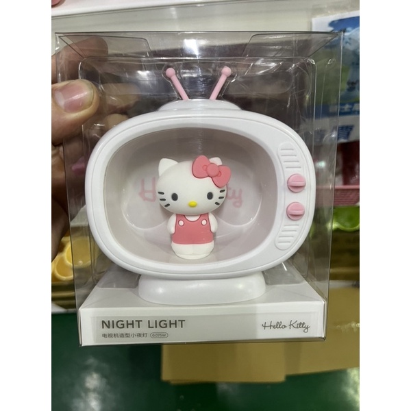 Hello Kitty電視機造型小夜燈