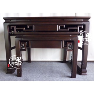《果真興佛具》實體店面 佛像訂做 神明桌 祖先桌 全實木神桌 紅木神桌 紅木家具 佛桌佛聯 神衣神帽 宮廟百貨 大溪神桌