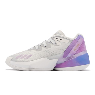 adidas 籃球鞋 D.O.N. Issue 4 米歇爾 灰 藍紫 渲染 愛迪達 女鞋 大童 【ACS】 HR1785