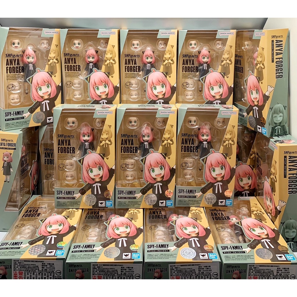 兩津[現貨]萬代 S.H.F SHF 間諜家家酒 安妮亞·佛傑 約兒‧佛傑 -佛傑家的媽媽- 可動公仔